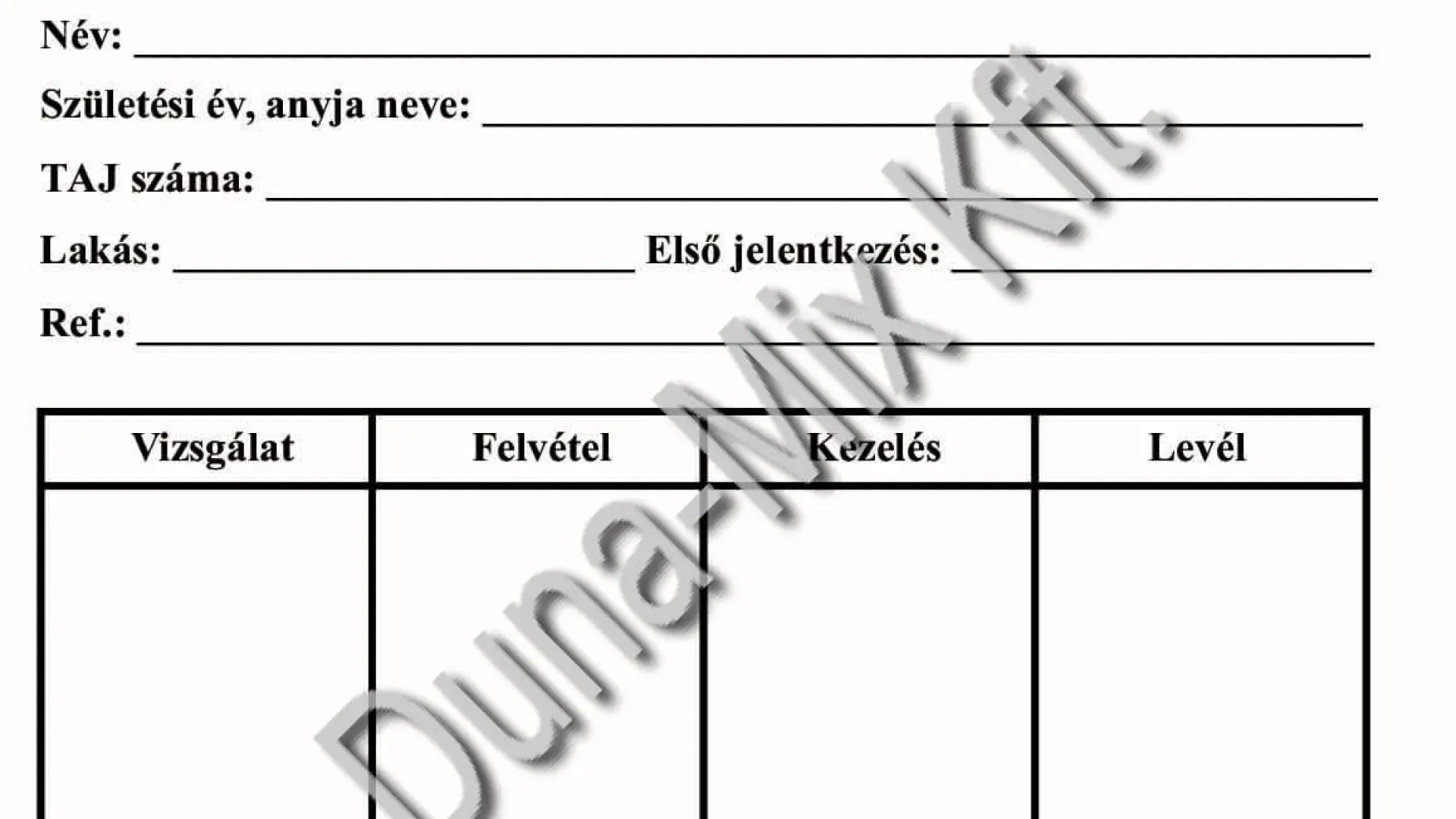 Onkológiai jelentés